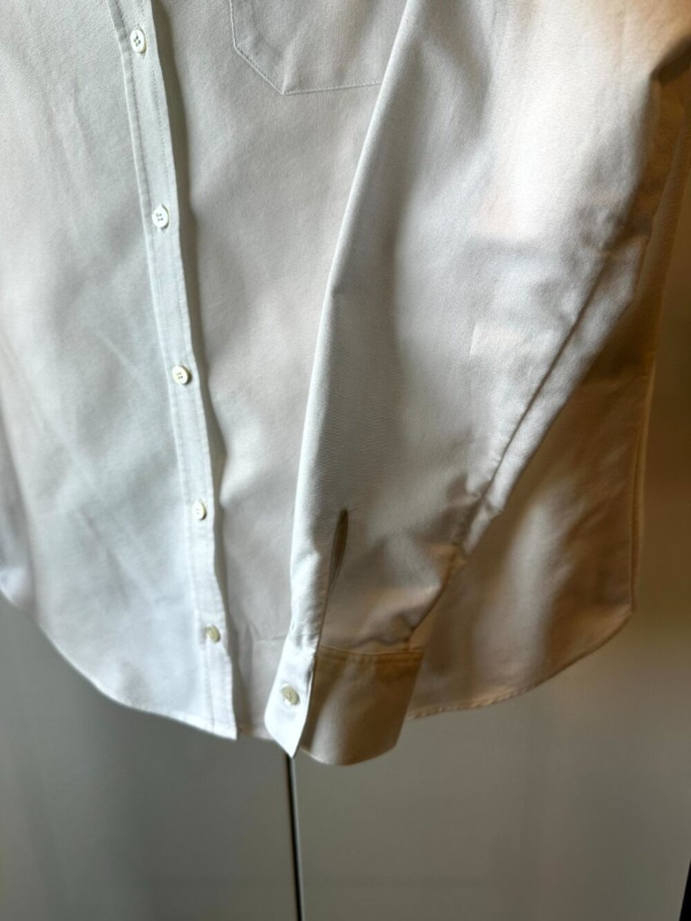 Sezane - Tomboy Button Down Shirt - White - Size 38 - Picture 10 of 11
